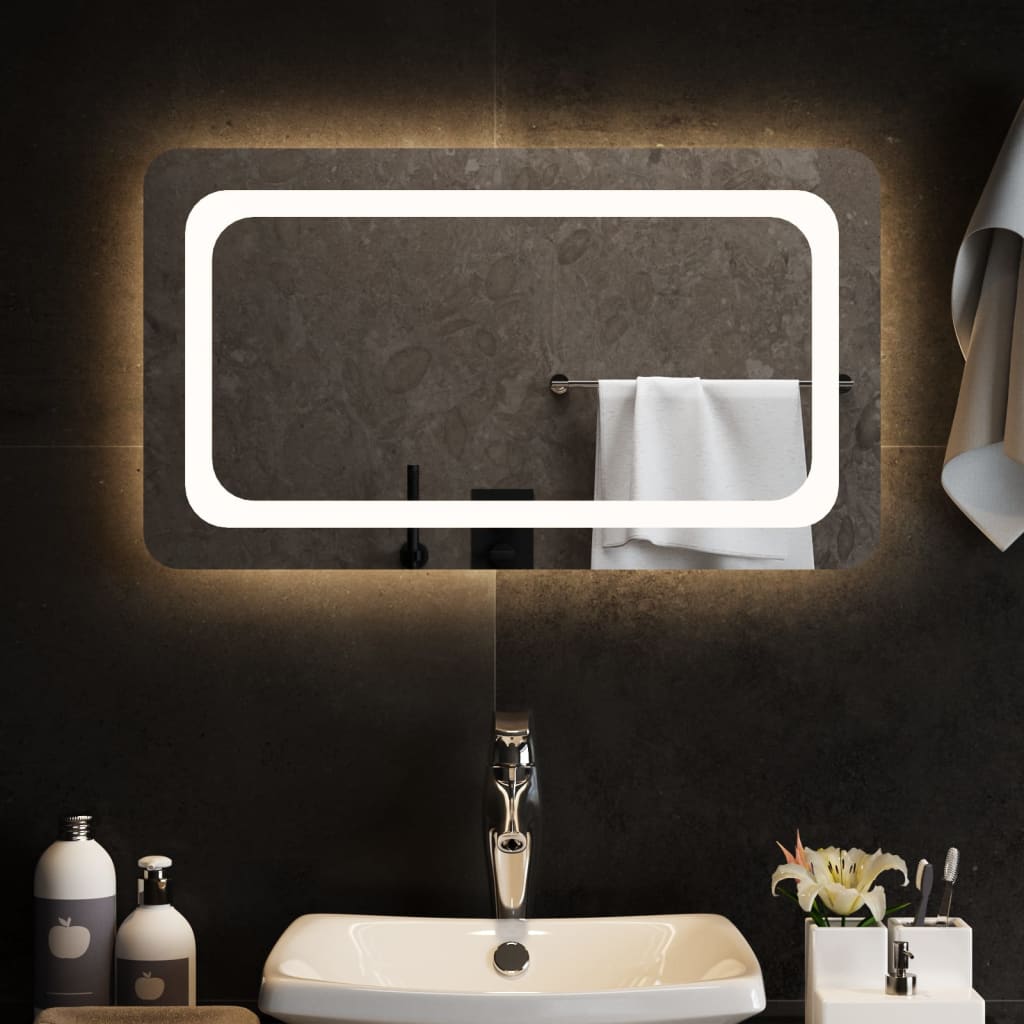 Vidaxl Bathroom Mirror LED 70x40 cm