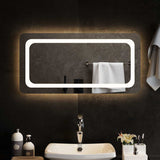 Vidaxl badkamerspiegel led 80x40 cm