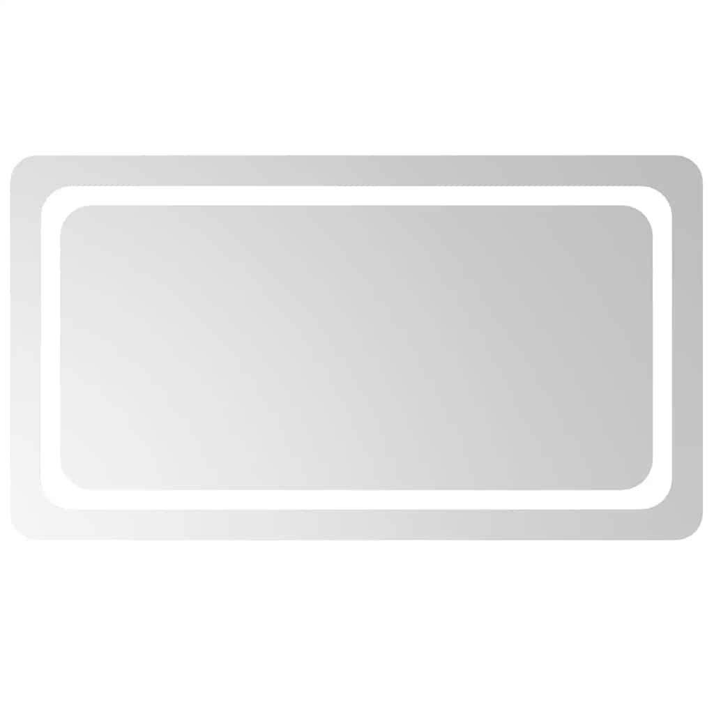 Vidaxl badkamerspiegel led 90x50 cm