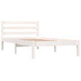 Vidaxl bedframe massief grenenhout wit 90x190 cm