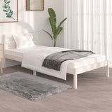 Vidaxl bedframe massief grenenhout wit 90x190 cm