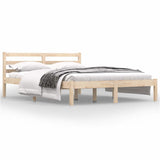 Vidaxl bedframe massief grenenhout 120x190 cm