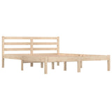 Vidaxl bedframe massief grenenhout 140x190 cm
