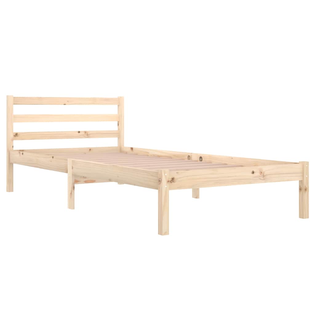 Vidaxl bedframe massief grenenhout 90x200 cm