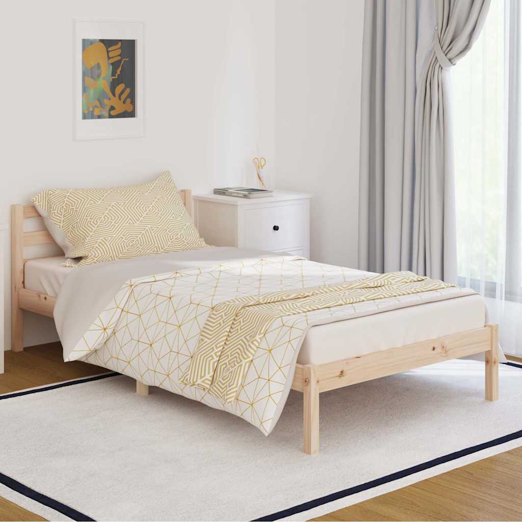 Vidaxl bedframe massief grenenhout 100x200 cm