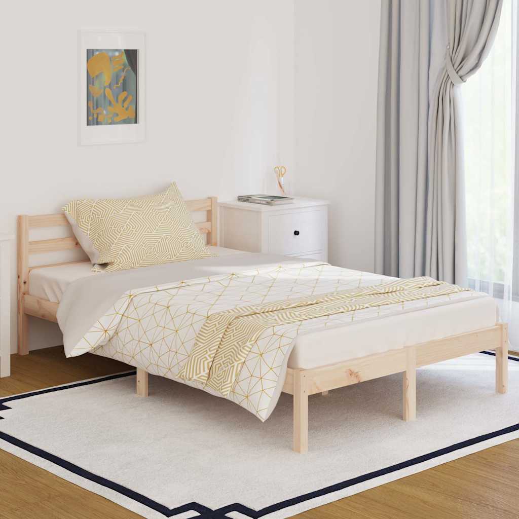 Vidaxl bedframe massief grenenhout 120x200 cm