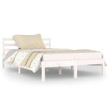 Vidaxl bedframe massief grenenhout wit 120x200 cm