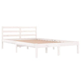 Vidaxl bedframe massief grenenhout wit 120x200 cm