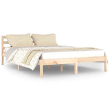 Vidaxl bedframe massief grenenhout 140x200 cm