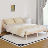 Vidaxl bedframe massief grenenhout 140x200 cm