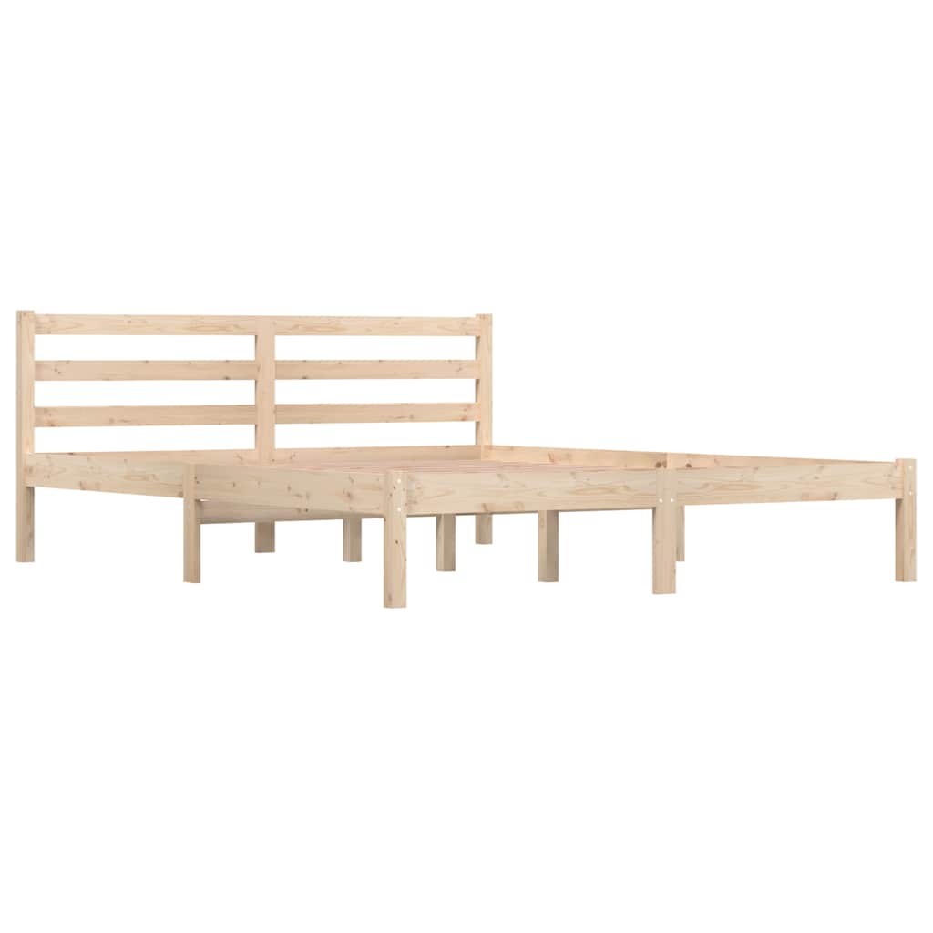 Vidaxl bedframe massief grenenhout 150x200 cm