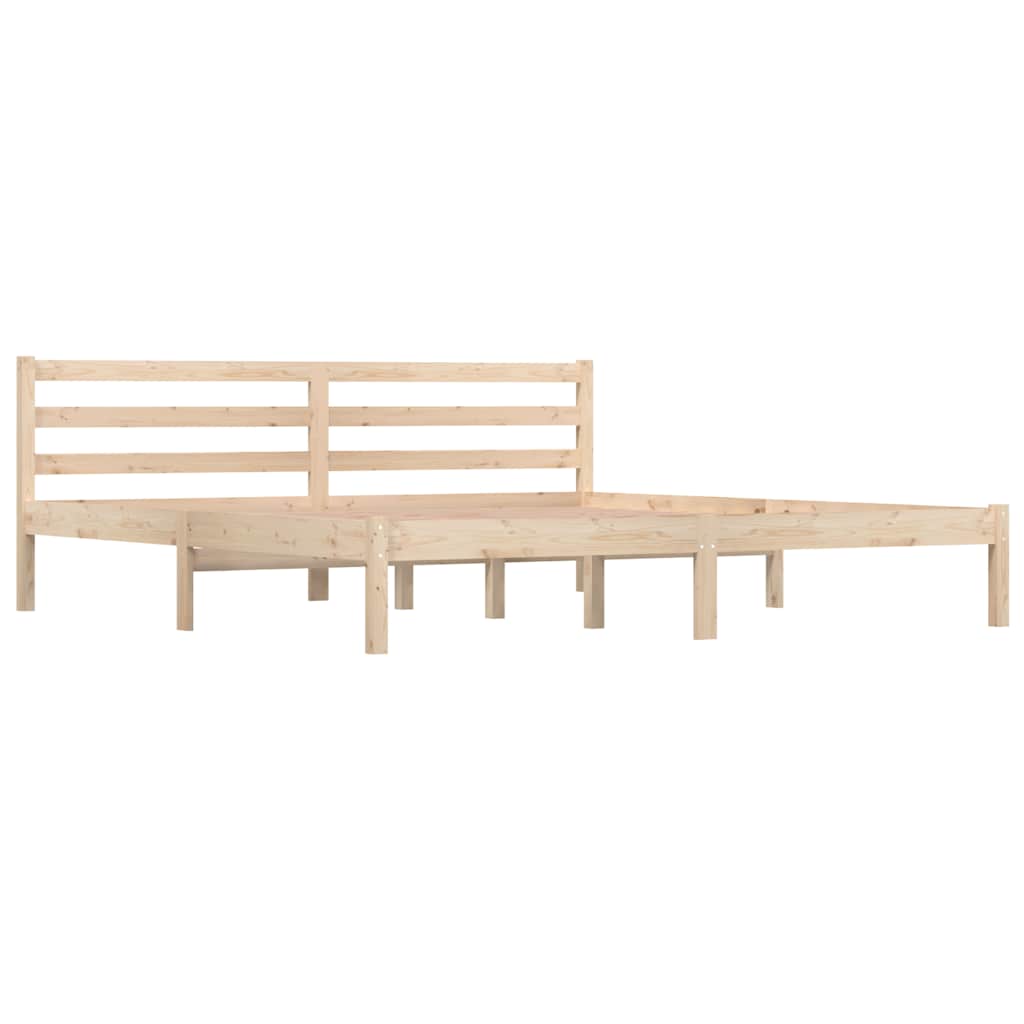Vidaxl bedframe massief grenenhout 180x200 cm