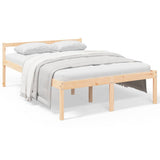 Vidaxl seniorenbed massief grenenhout 135x190 cm