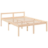 Vidaxl seniorenbed massief grenenhout 140x190 cm