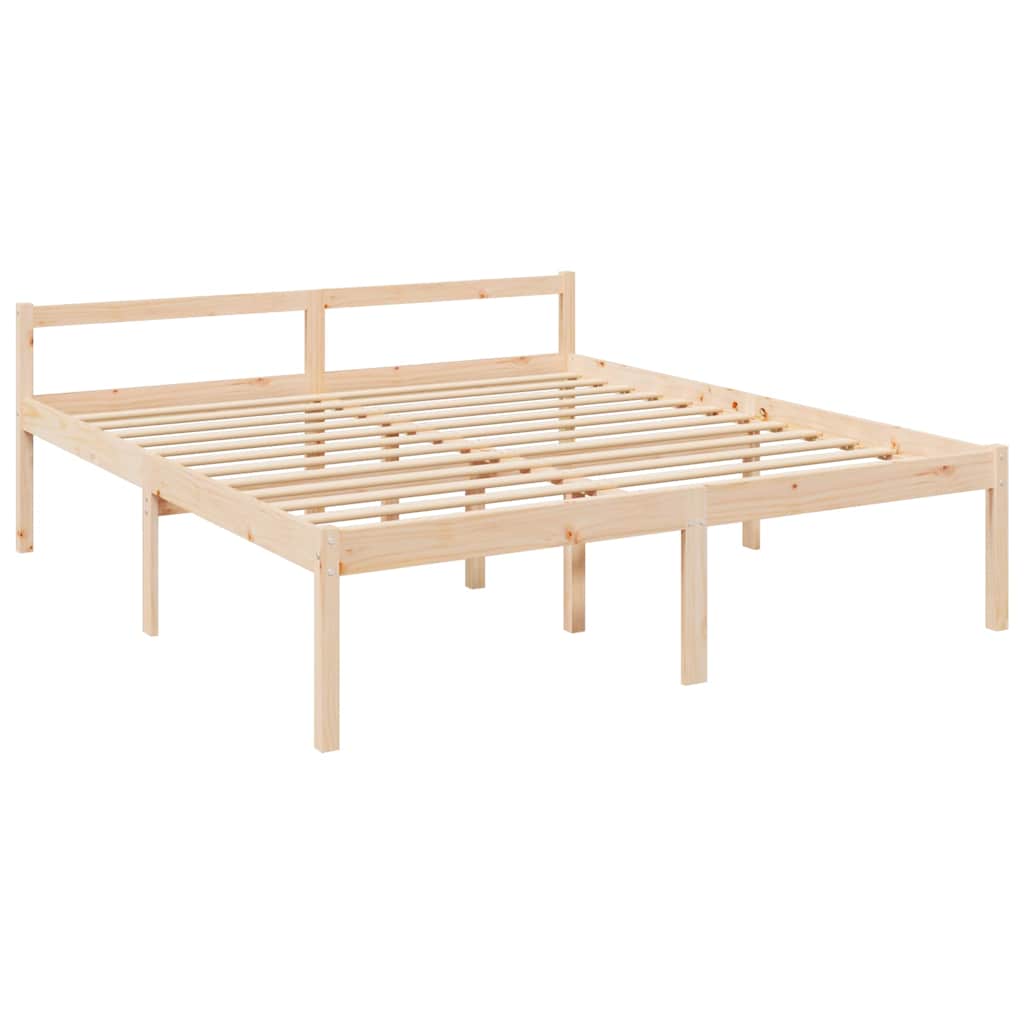 Vidaxl seniorenbed massief grenenhout 200x200 cm