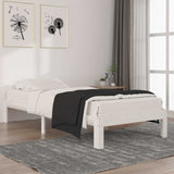 Vidaxl bedframe massief grenenhout wit 90x200 cm