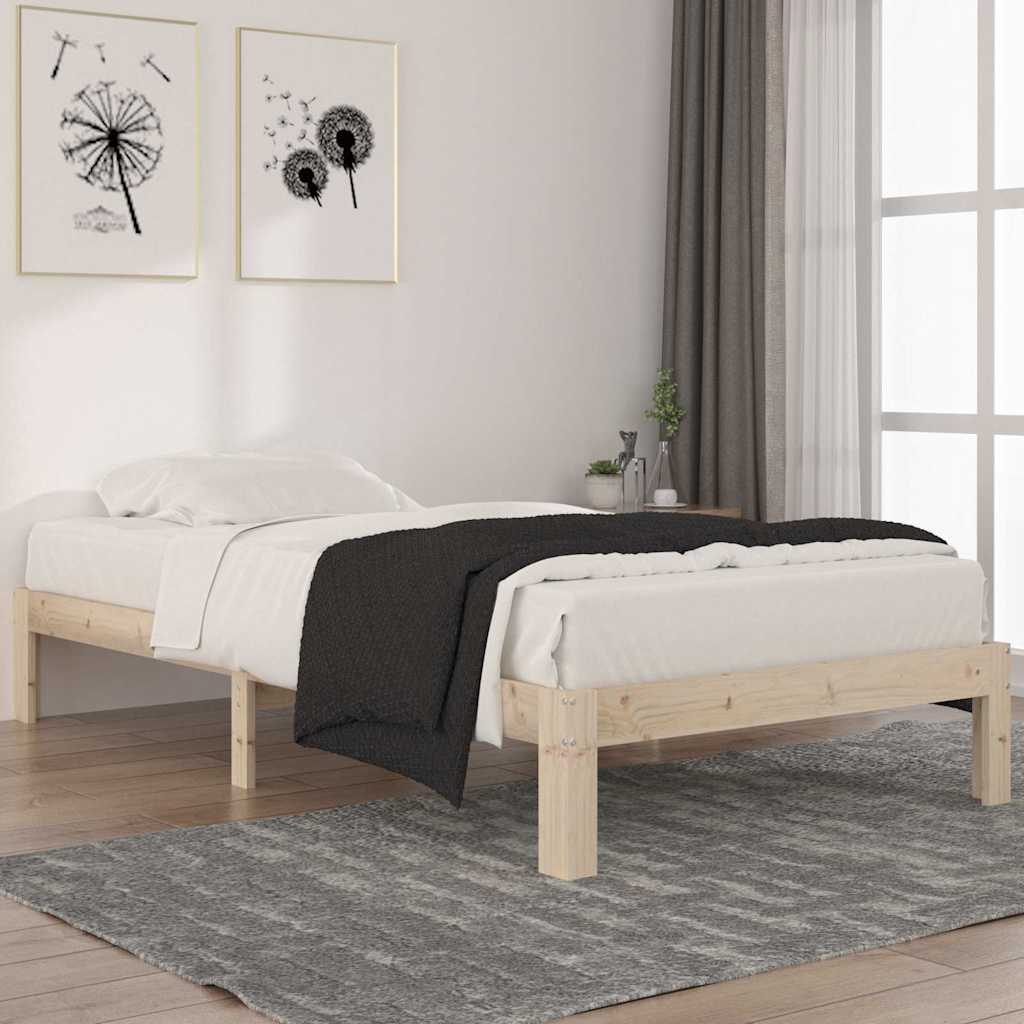 Vidaxl bedframe massief grenenhout 100x200 cm