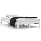 Vidaxl bedframe massief grenenhout wit 120x200 cm