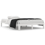 Vidaxl bedframe massief grenenhout wit 140x200 cm
