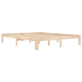 Vidaxl bedframe massief grenenhout 160x200 cm