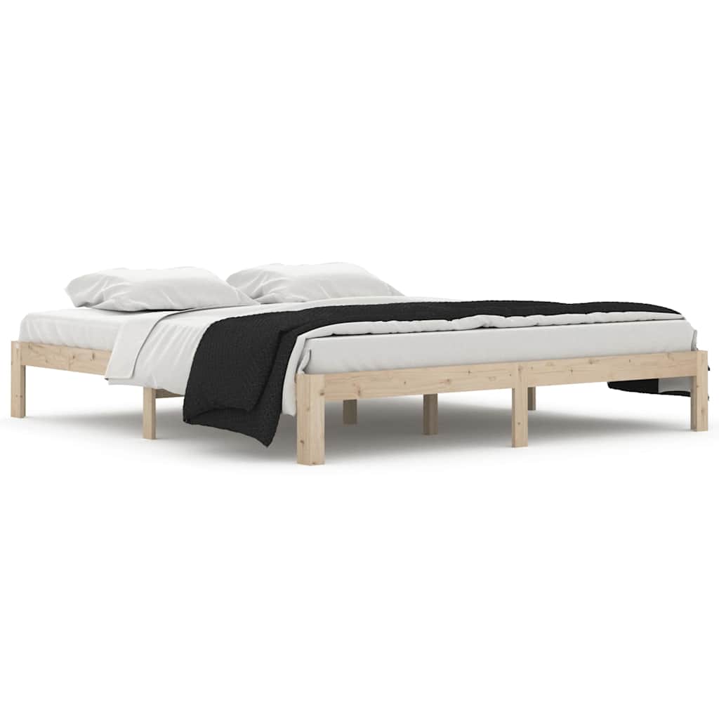Vidaxl bedframe massief hout 180x200 cm