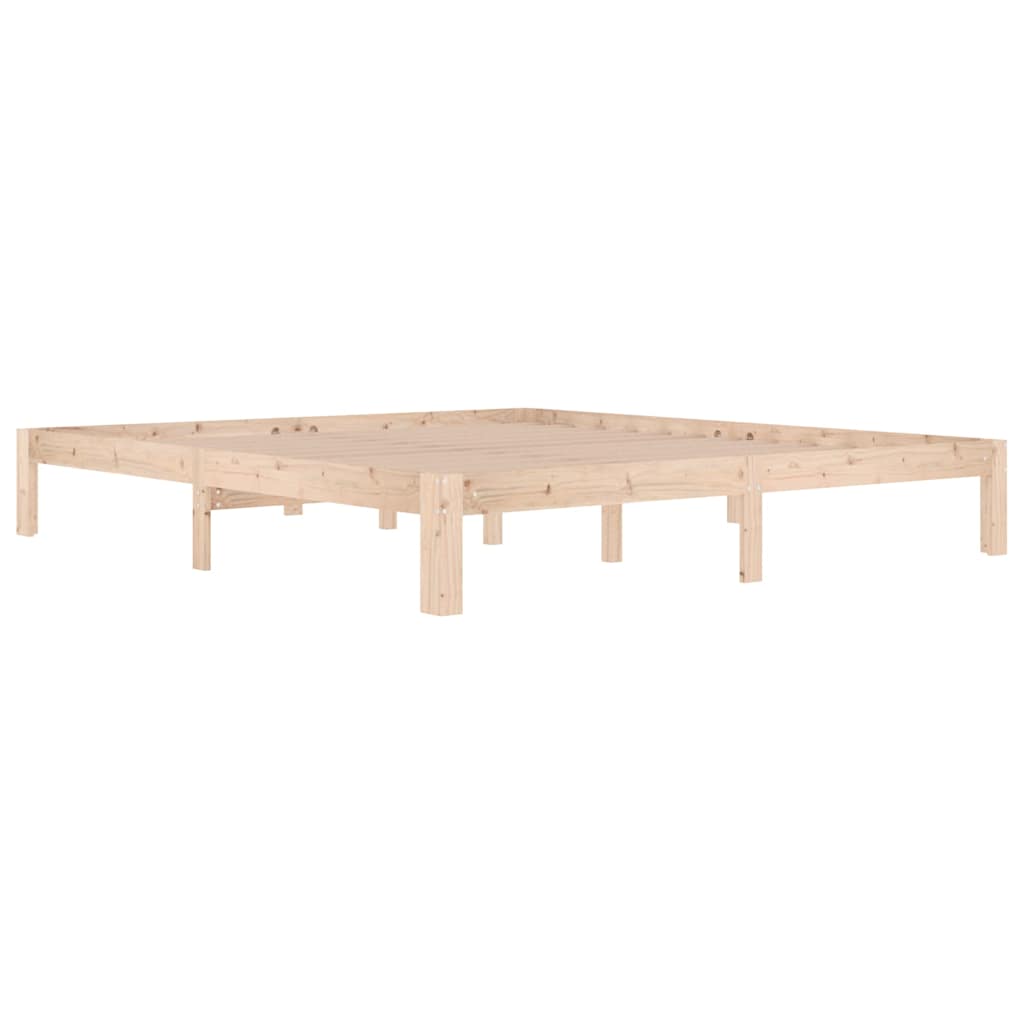 Vidaxl bedframe massief hout 180x200 cm