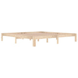 Vidaxl bedframe massief grenenhout 200x200 cm