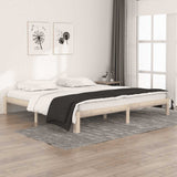 Vidaxl bedframe massief grenenhout 200x200 cm