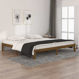 Vidaxl bedframe massief grenenhout honingbruin 200x200 cm