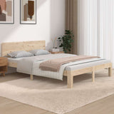 Vidaxl bedframe massief hout 135x190 cm