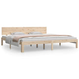 Vidaxl bedframe massief grenenhout 200x200 cm