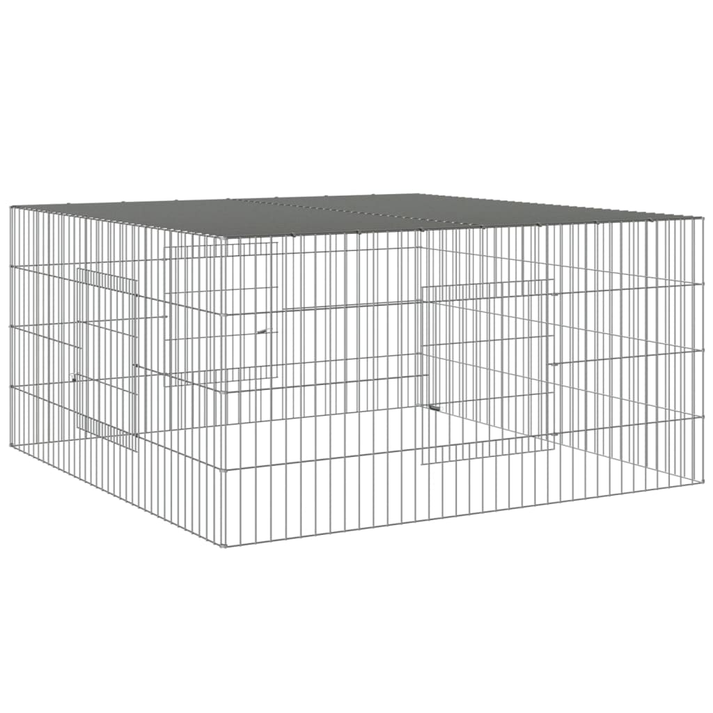 Cage królika Vidaxl 110x110x55 cm ocynkowane żelazo