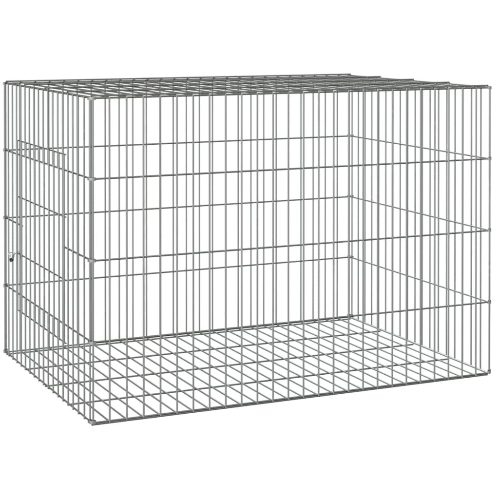 Cage królika vidaxl 78x54x54 cm ocynkowane żelazo