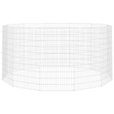 Vidaxl vrije uitloopverblijf voor dieren 12 panelen 54x100 cm