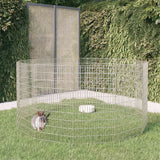 Vidaxl vrije uitloopverblijf voor dieren 12 panelen 54x100 cm