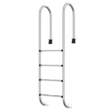 Vidaxl Swimming pool ladder 54x38x184.5 cm 304 stainless steel