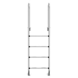 Vidaxl zwembadladder 54x38x184,5 cm 304 roestvrij staal