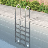 Vidaxl Swimming pool ladder 54x38x211 cm 304 Stainless steel