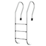 Vidaxl Swimming pool ladder 54x38x158 cm 304 stainless steel