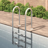 Vidaxl Swimming pool ladder 54x38x158 cm 304 stainless steel