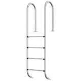 Vidaxl Swimming pool ladder 54x38x184.5 cm 304 stainless steel