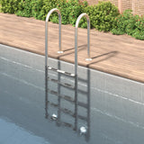 Vidaxl Swimming pool ladder 54x38x211 cm 304 Stainless steel