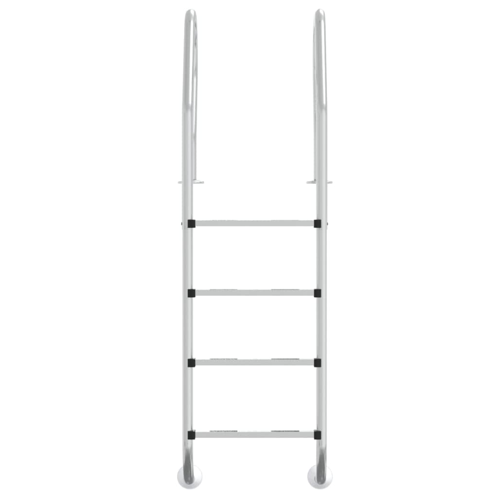 Vidaxl Swimming Pool Ladder 54x38x184.5 cm 304 Rostfritt stål