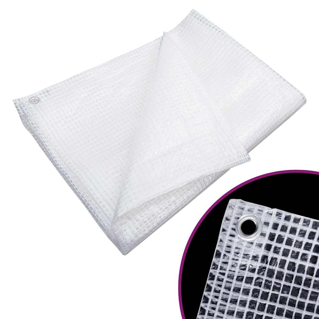 Vidaxl dekzeil leno 140 g m² 3x3 m wit