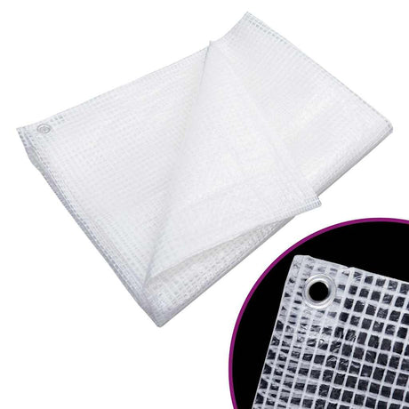 Vidaxl dekzeil leno 140 g m²6x12 m wit