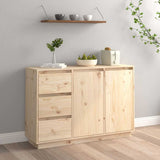 Vidaxl dressoir 111x34x75 cm massief grenenhout