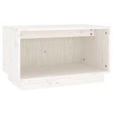 Vidaxl tv-meubel 60x35x35 cm massief grenenhout wit