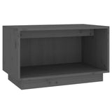 Vidaxl tv-meubel 60x35x35 cm massief grenenhout grijs