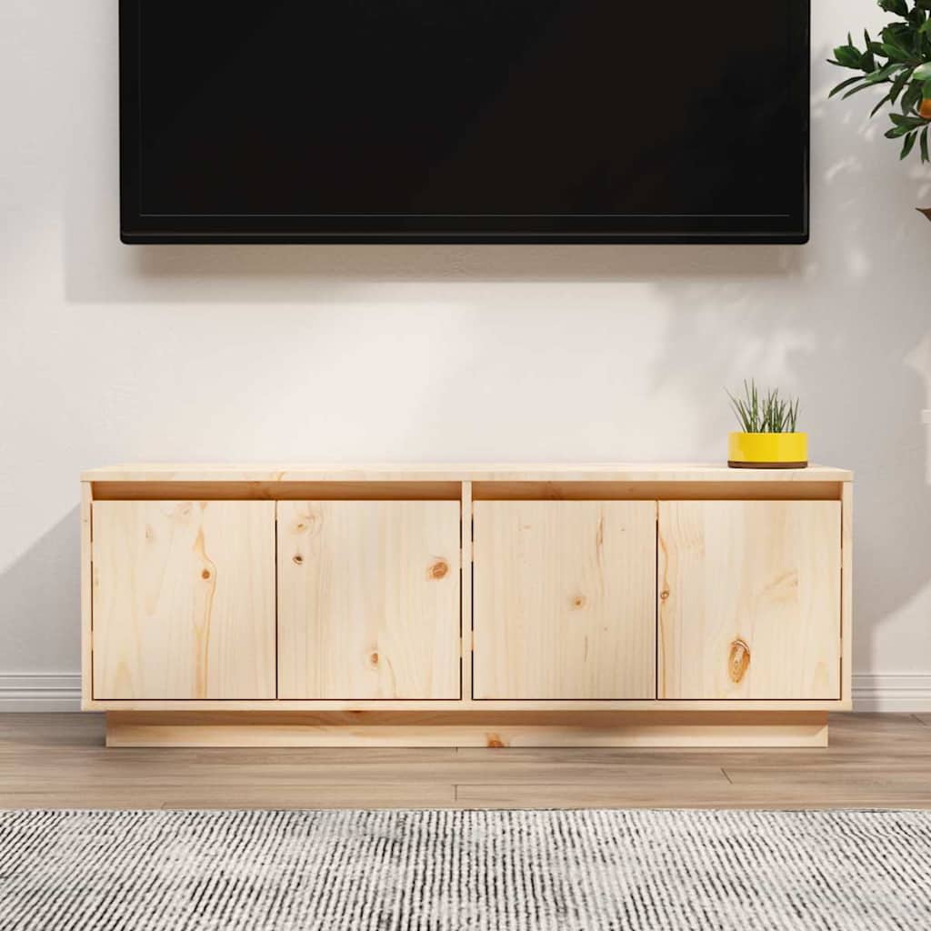 Vidaxl tv-meubel 110x34x40 cm massief grenenhout