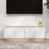 Vidaxl tv-meubel 110x34x40 cm massief grenenhout wit